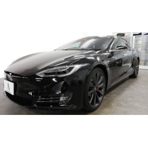 TESLA MODEL S　ボディ&ホイールコーティング、ガラス面撥水コーティング